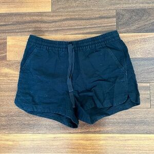 J. Crew Black Shorts with Elastic Waistband